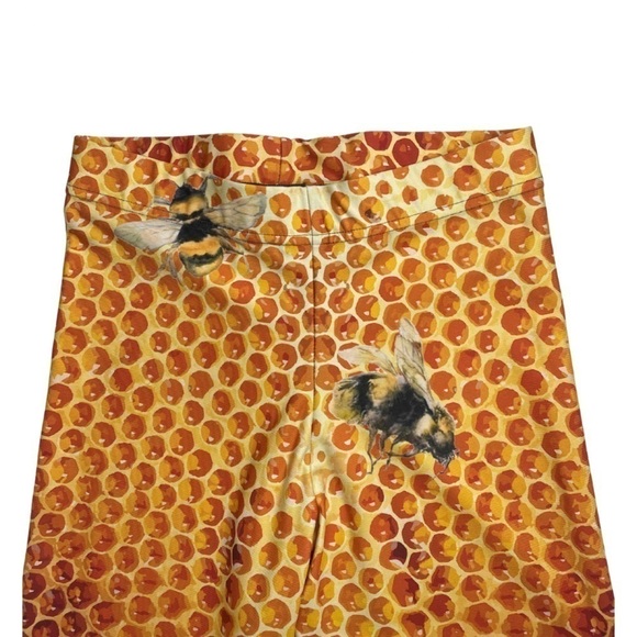 Moor Beehive Honeycomb EcoPoly Leggings Sz M - Picture 4 of 6